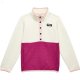 L.L.Bean Quilted Snap 1/4 Pullover (Little Kids) Cream/Sugarplum ID-aET9GYhq