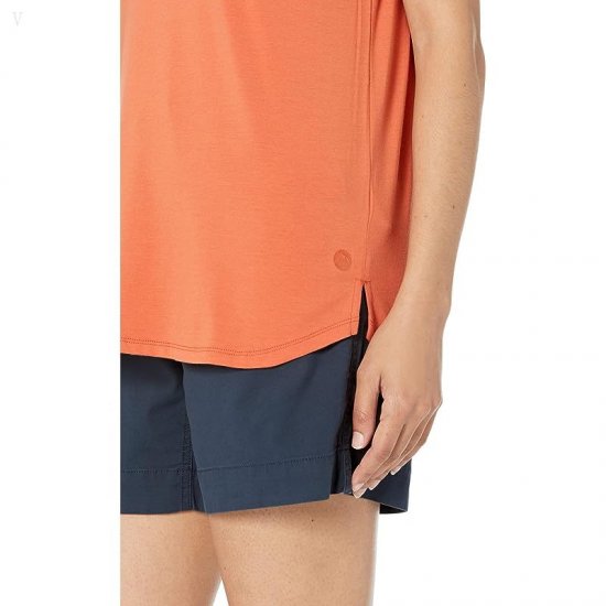 L.L.Bean Beyond Soft Crew Neck Tee Short Sleeve Terra-Cotta ID-iJRqX0EH