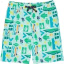 L.L.Bean Beansport Swim Shorts Print (Little Kids) Teal Aqua Camp ID-KoxTAmks