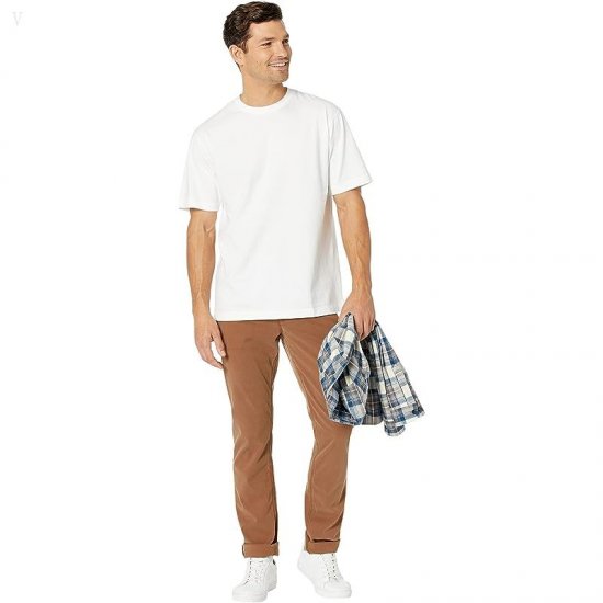 L.L.Bean Carefree Unshrinkable T-Shirt without Pocket Short Sleeve White ID-9canMIwz