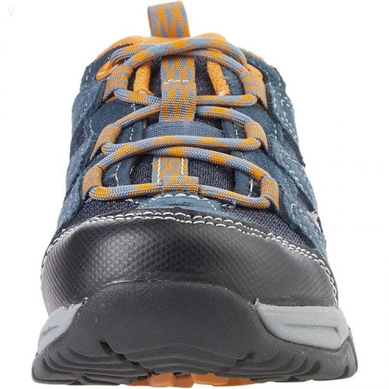 L.L.Bean Trail Model Hiker Low (Toddler/Little Kid/Big Kid) Carbon Navy ID-81AWm7LZ