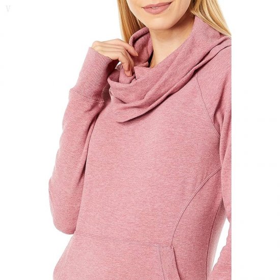 L.L.Bean Bean\'s Cozy Pullover Dark Plum Rose Heather ID-yzh0xPi5