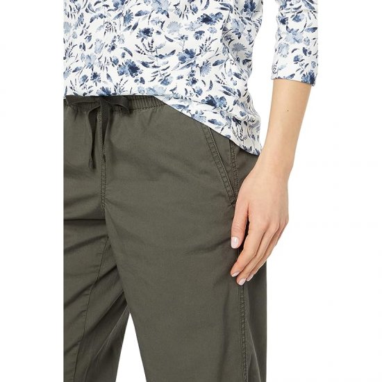 L.L.Bean Lakewashed Pull-On Wide Leg Pants Dark Taupe ID-GACTLkcv