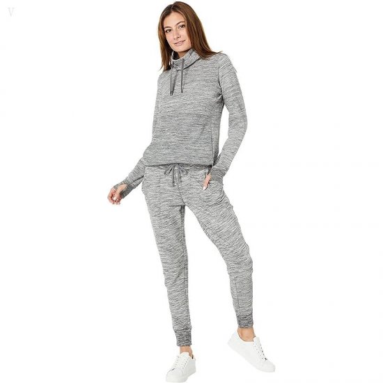 L.L.Bean Bean\'s Cozy Joggers Marled Light Gray Marl ID-cX1jMm3v