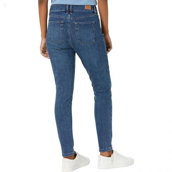 L.L.Bean BeanFlex High-Waist Ankle Jeans in Stonewashed Stonewashed ID-BZc4xan2