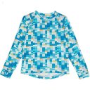 L.L.Bean Wicked Warm Midweight Underwear Tops Print (Little Kids) Astral Blue Geo ID-w86qGTGI