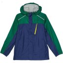 L.L.Bean Trail Model Rain Jacket Color-Block (Big Kids) Night/Emerald Spruce ID-x7t7CReU