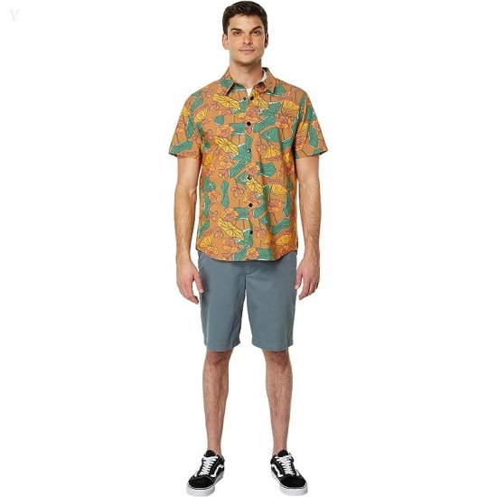 L.L.Bean Lakewashed Stretch Khaki Standard Fit Shorts Storm Gray ID-vFo4AmDb