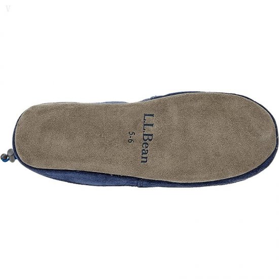 L.L.Bean Sweater Fleece Slipper Motif (Toddler/Little Kid/Big Kid) Glacier Blue Shark ID-Id2CMhkK
