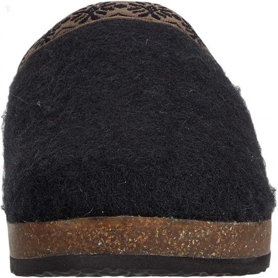 L.L.Bean Wool Slipper Clog Black ID-xRPR5OWJ