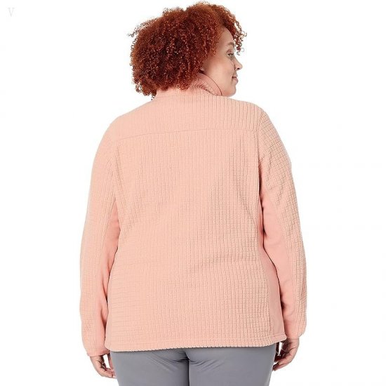L.L.Bean Plus Size Mountain Classic Windproof Fleece Jacket Soft Cayenne ID-0lyZPDr3