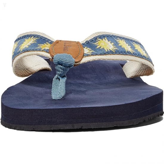 L.L.Bean Classic Maine Isle Flip-Flop 3 Motif Sun/Slate ID-x6ni4FVy