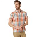 L.L.Bean Signature Summer Cotton Blend Short Sleeve Shirt Regular Faded Orange ID-GML9gc6l