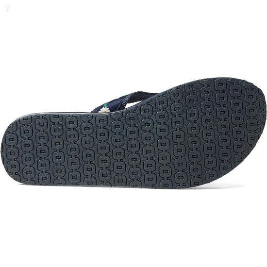 L.L.Bean Classic Maine Isle Flip-Flop 3 Motif Classic Navy/Daisies ID-KpKsE6tr