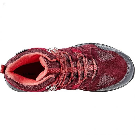 L.L.Bean Trail Model Hiker Water Resistant (Toddler/Little Kid/Big Kid) Black Cherry ID-D1JRVY1u