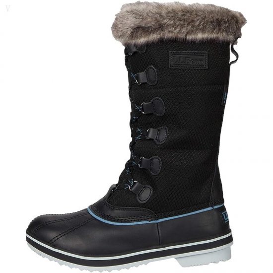 L.L.Bean Rangeley Water Resistant Tall Insulated Pac Boots Black ID-xNdeGtPX