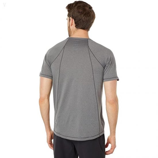L.L.Bean Quick Dry Trail Tee Short Sleeve Graphite ID-8lePYJHD
