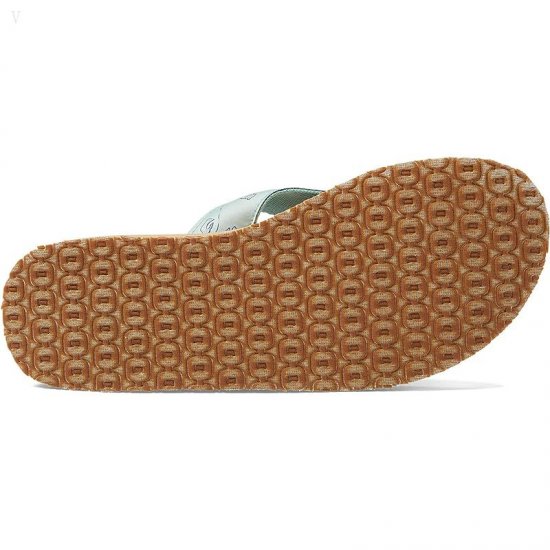L.L.Bean Maine Isle Flip-Flop Sara Fitz Woven Aqua Teal Lobster ID-ZILGN8kq