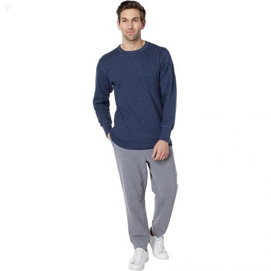 L.L.Bean Double Layer Thermal Crew Neck Dark Indigo ID-y6FIPxdb