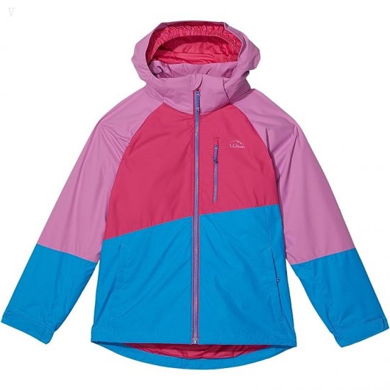 L.L.Bean Fleece Lined Color-Block 3-in-1 (Big Kids) Orchid/Pink Berry ID-ZPXpbCon