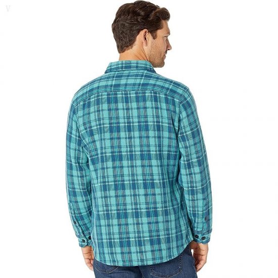 L.L.Bean The 1912 Overshirt Long Sleeve Sea Blue ID-9wgZIh8V