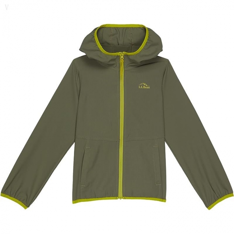 L.L.Bean No Fly Zone Jacket (Little Kids) Olive Gray ID-cb4HXlQp - Click Image to Close