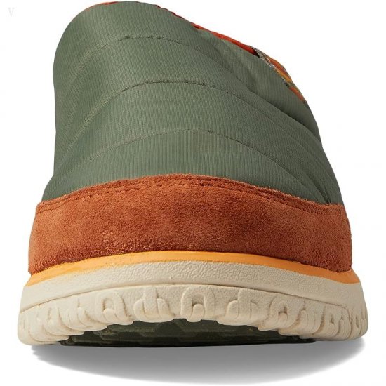L.L.Bean Mountain Classic Quilted Slide Adobe/Deep Olive ID-stQhvGXw