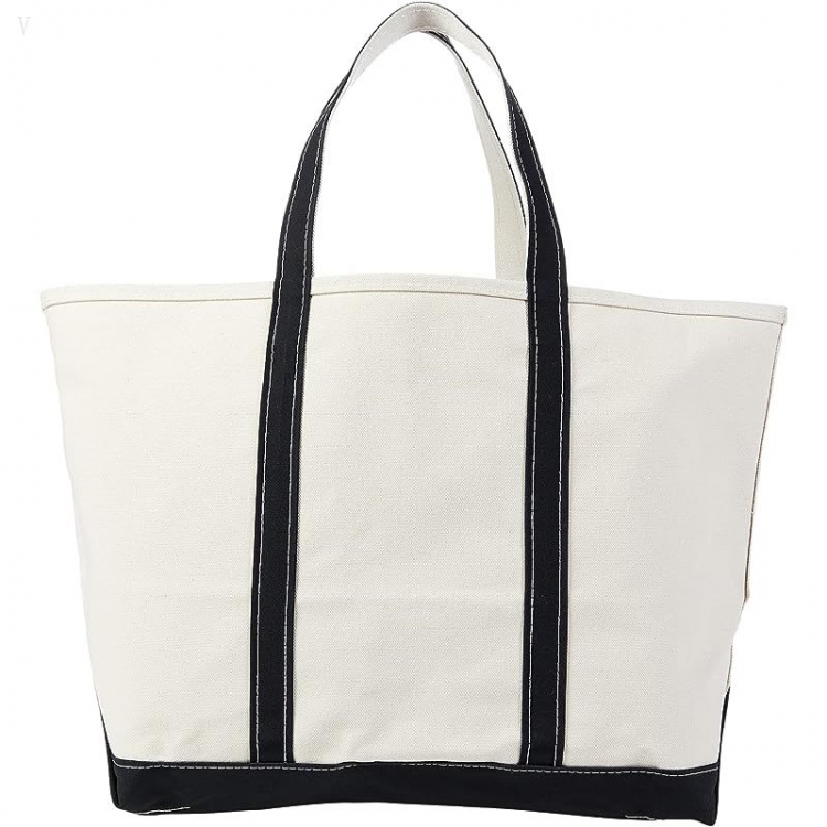 L.L.Bean Boat and Tote Large Black Trim ID-5vcLKj84 - Click Image to Close