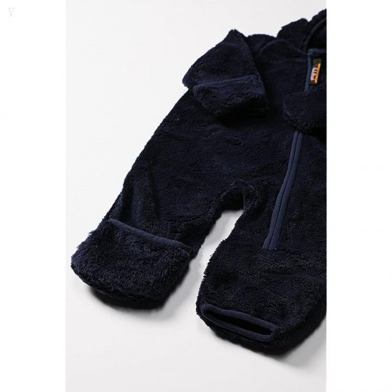 L.L.Bean Hi-Pile Fleece Bunting (Infant) Bright Navy ID-hv6lq2oI