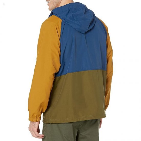 L.L.Bean Mountain Classic Jacket Multicolor Regular Collegiate Blue/Rustic Green ID-L64rWB4C
