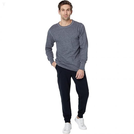 L.L.Bean Double Layer Thermal Crew Neck Charcoal Heather ID-0aab7XsB