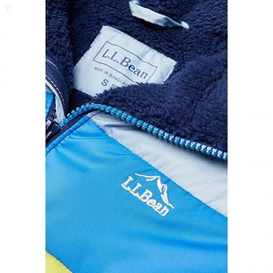L.L.Bean Bean\'s Down Jacket Color-Block (Big Kids) Yellow Citron ID-iOXdNkTi
