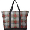 L.L.Bean Everyday Lightweight Tote Plaid Large Grey Stewart ID-5nHDLVJF