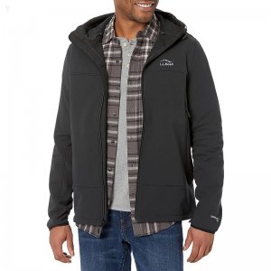 L.L.Bean Storm Fleece Pro Hoodie Black ID-S3l6XJcX