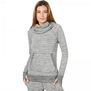 L.L.Bean Bean's Cozy Pullover Marled Light Gray Marl ID-DRqdtuXU