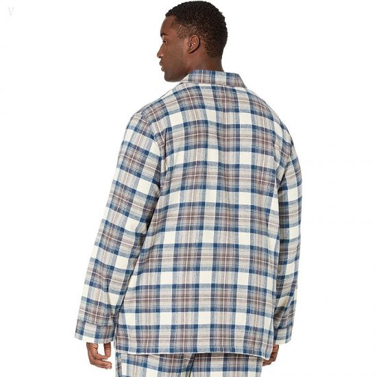 L.L.Bean Scotch Plaid Flannel Sleep Pants Tall Indigo Tartan ID-d32JiuIj