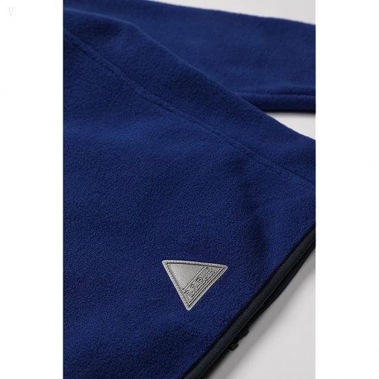 L.L.Bean Retro Mountain Classic Fleece Jacket (Big Kids) Indigo Ink/Carbon Navy ID-kbZQPf2T