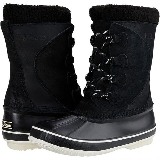 L.L.Bean Snow Boot Lace-Up Black/Sailcloth ID-7P4yUV9Y