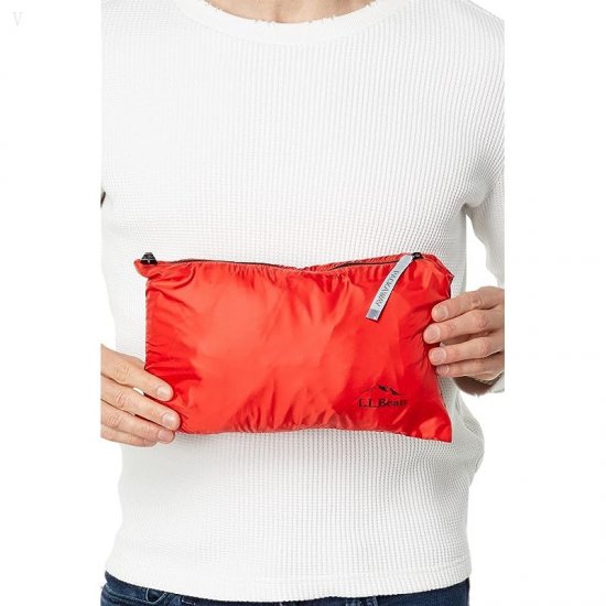 L.L.Bean Primaloft Packaway Vest Regular Vibrant Red ID-hqv1UvC2