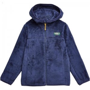 L.L.Bean Hi-Pile Fleece (Big Kids) Bright Navy ID-VNIGtRyD