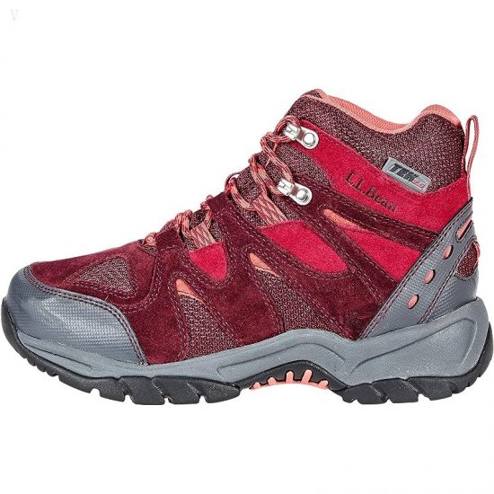 L.L.Bean Trail Model Hiker Water Resistant (Toddler/Little Kid/Big Kid) Black Cherry ID-D1JRVY1u