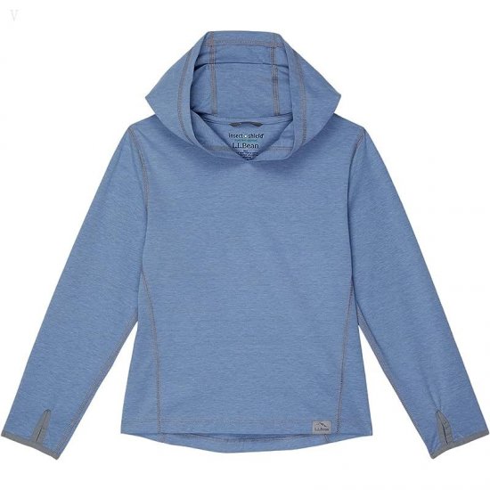 L.L.Bean Insect Shield Hoodies (Little Kids) Baltic Blue ID-w2SFIDHx