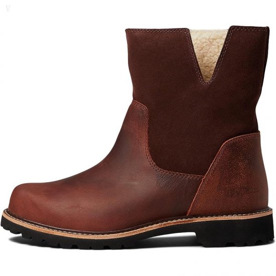 L.L.Bean Rugged Cozy Boot Mid Roll Down Russet Brown ID-V5Zgtdd9