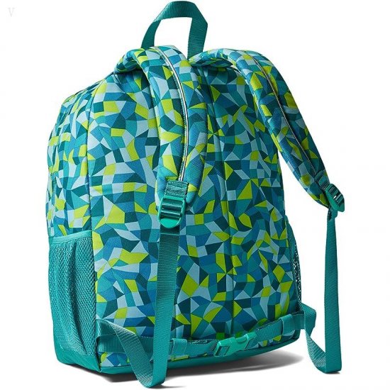 L.L.Bean Kids Deluxe Backpack Print Citron Geo Prizm ID-wqrwxnsC