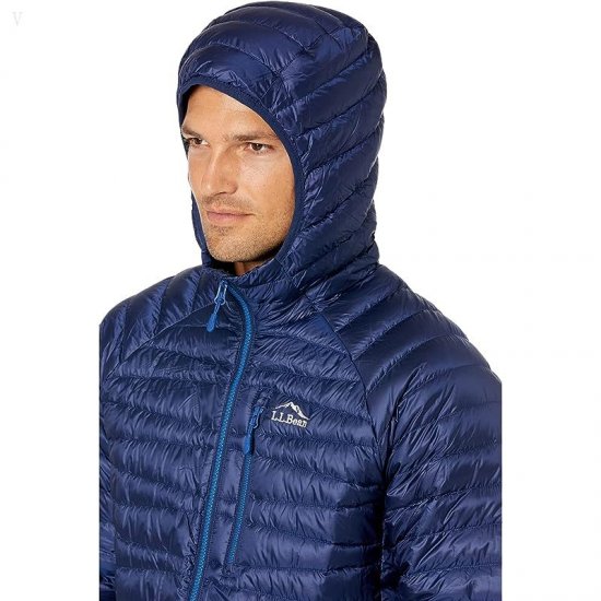 L.L.Bean Ultralight 850 Down Sweater Hooded Jacket Night ID-KSE6A9WK