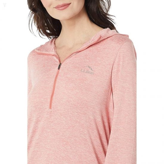 L.L.Bean Insect Shield Pro Knit Hoodie Field Rose Heather ID-aUzmGQBD