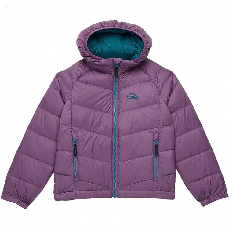 L.L.Bean Ultralight 650 Down Jacket (Big Kids) Violet Chalk ID-HlypKSA3 - Click Image to Close