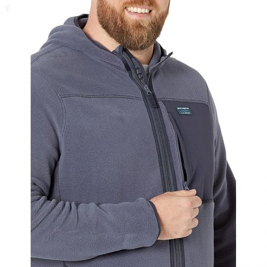 L.L.Bean Mountain Classic Fleece Hoodie - Tall Gunmetal Gray ID-ICRzeEnJ