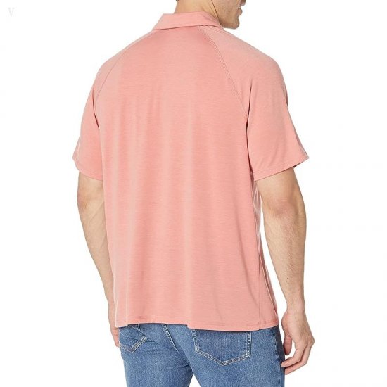 L.L.Bean Everyday SunSmart Polo Short Sleeve - Tall Mineral Red ID-G8slVVQG