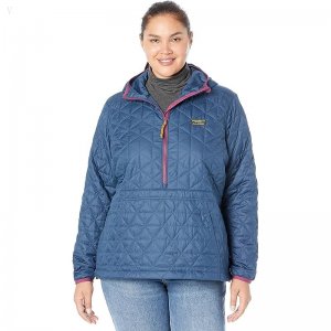 L.L.Bean Plus Size Katahdin Insulated Pullover Mariner Blue ID-UGgmck7j
